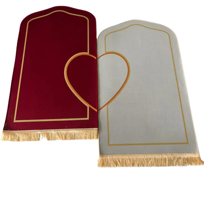 Two Hearts, One Prayer™ – Luxurious Couple’s Prayer Mat Set