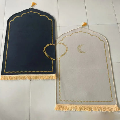 Two Hearts, One Prayer™ – Luxurious Couple’s Prayer Mat Set